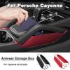 Для Cayenne 2018 2019 2020 2021 2022 2023 2024 Автомобильный органайзер для хранения в щели центральной консоли, для телефона, ключей, подлокотника