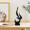 Abstract Fire Sculpture Resin Figurine for Living Room Shelf And Office Decor