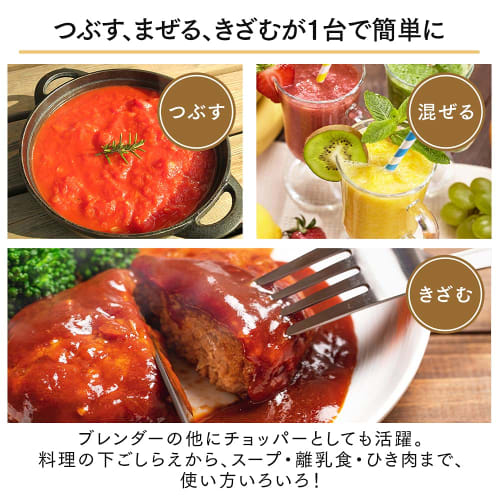 IRIS OHYAMA Hand Blender Blender White IHB-SC501-W