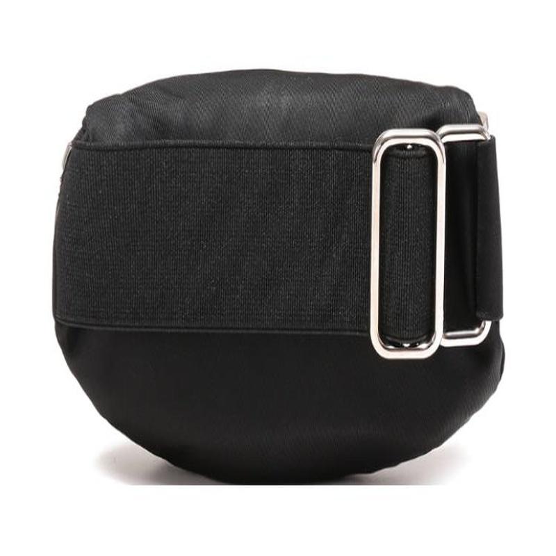 Prada Re-Nylon triangle logo mini wristlet clutch decorative bag coin purse women's black