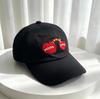 IG blogger caterpillar embroidered baseball cap children casual style cute curved brim cap showing small face