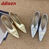 Fashion Pointed Toe Footwear Slip On Women Flats With Shoes Female Slides Fashion Shallow Ladies Flats Shoes New In 2025 Spring Summer