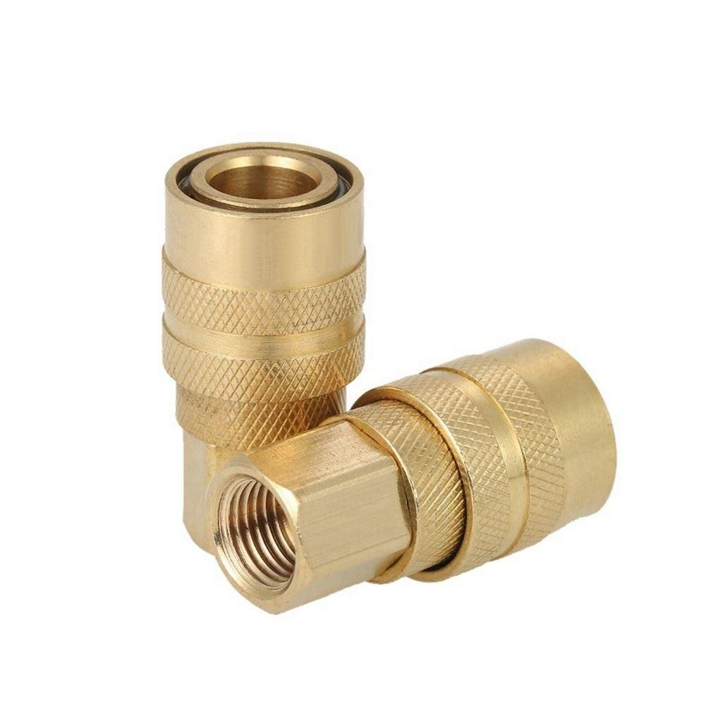 1/4NPT Pneumatisch Zubehör Five-Piece Satz Anschluss Massives Messing Verbinden