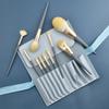 Blue Bridge Makeup Brushes Set 10Pcs Soft Essential Foundation Blush Powder Brush Kit for Beauty Facial Makeup Daily Routine