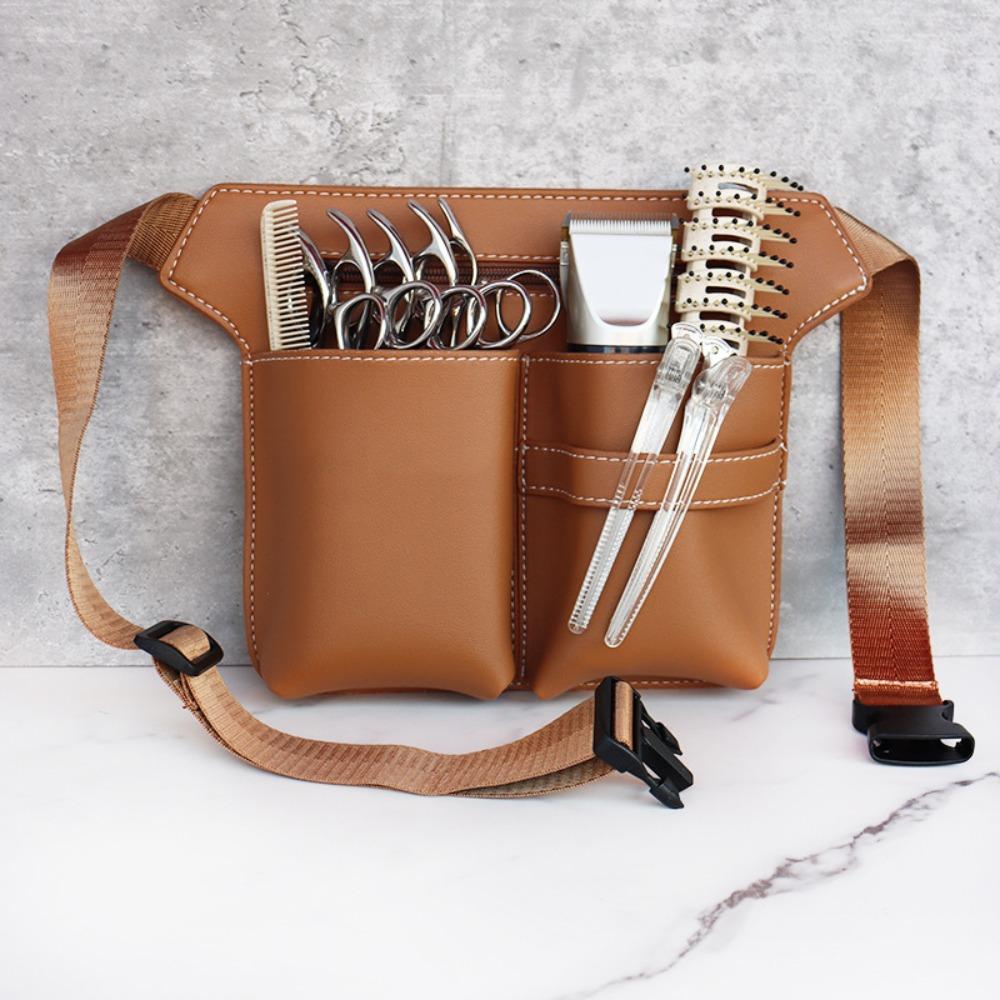 Парикмахерские зажимы Чехол-расческа Сумки из ПУ кожи Держатель Инструмент Сумка для парикмахерских ножниц Парикмахеры