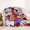 Digital Circus Blanket Comfortable Suitable for Sofa Office Bed Four Seasons Universal Playful Design Perfect Gift for Relatives and Friends