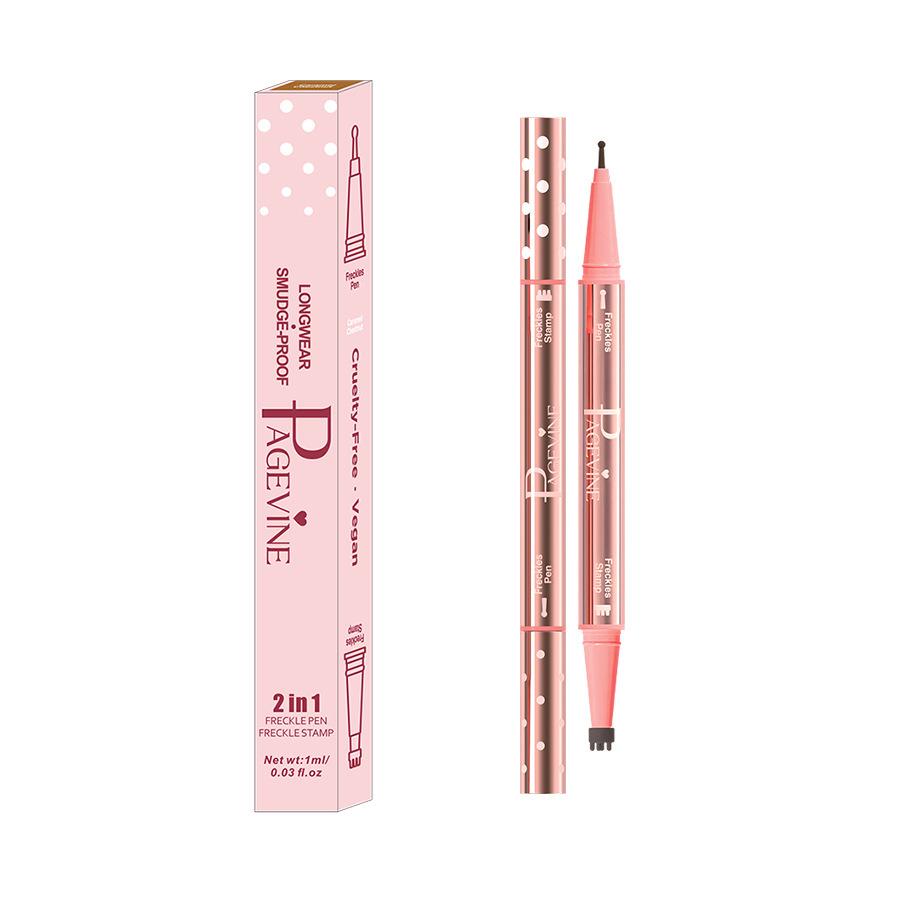 Faux Freckle Beauty Mark Pen Natural Pigmented Double-Ended American Style