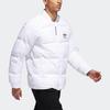 adidas originals Baseball Collar Casual Sports Stay Warm Down Jacket White Men's BR4799