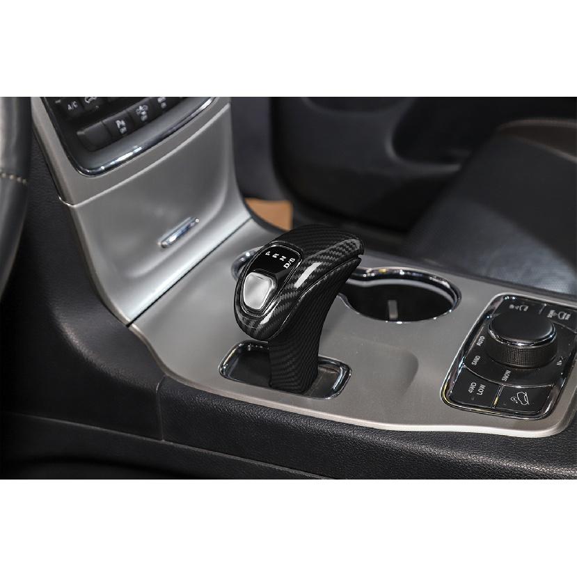 Автомобильная ручка переключения передач, рычаг переключения передач, декоративная накладка для Jeep Grand Cherokee 2014 2015, аксессуары для интерьера ABS Carbon