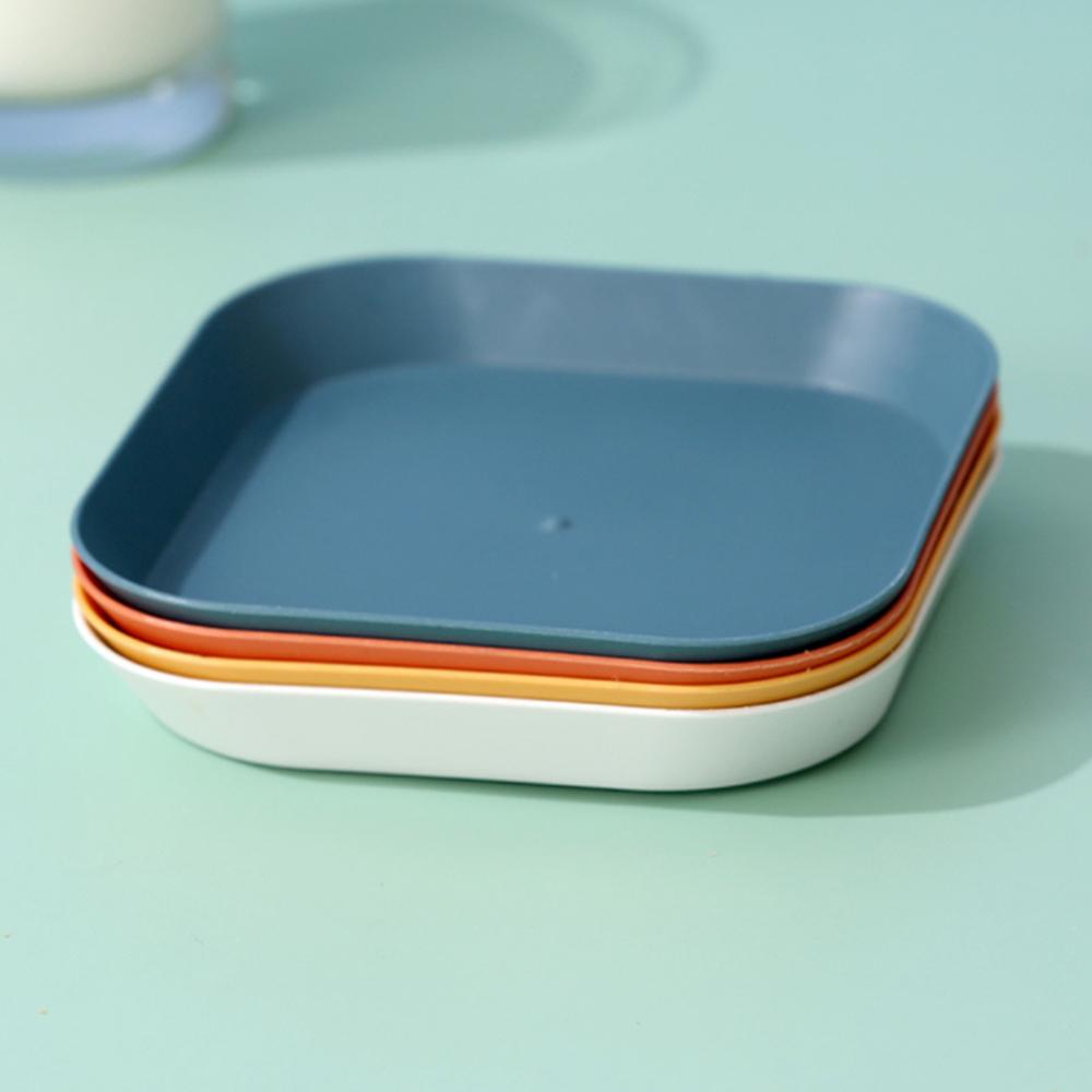 Пластиковая кухонная тарелка для соуса, маленькая доска для уксуса, тарелки для закусок, бытовая тарелка для фруктов1