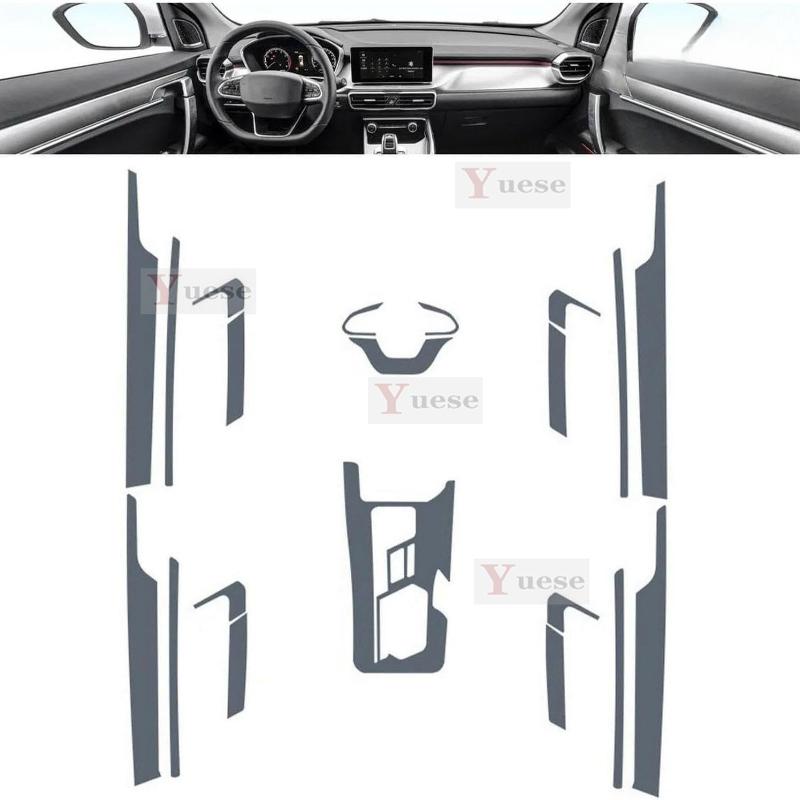 Для Geely Coolray Eseape SX11 - Прозрачная защитная пленка из ТПУ для центральной консоли салона автомобиля, наклейка против царапин