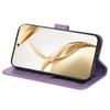 Чехол для Honor 200 5G с цветочным узором, кошелек из ПУ-кожи, подставка, чехол для телефона
