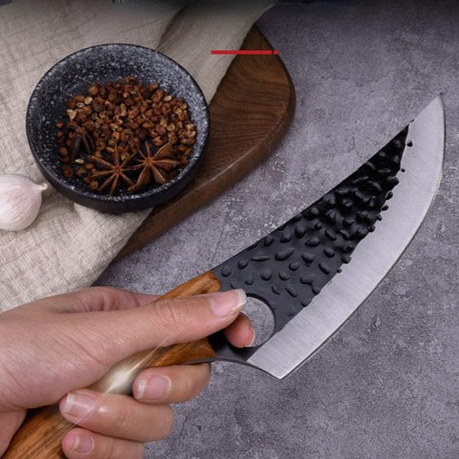 Meat Cleaver Hand-Forged Boning Knife Serbia Chef Knife Stainless Steel Kitchen Knife Butcher Knife Forged Meat Cleaver