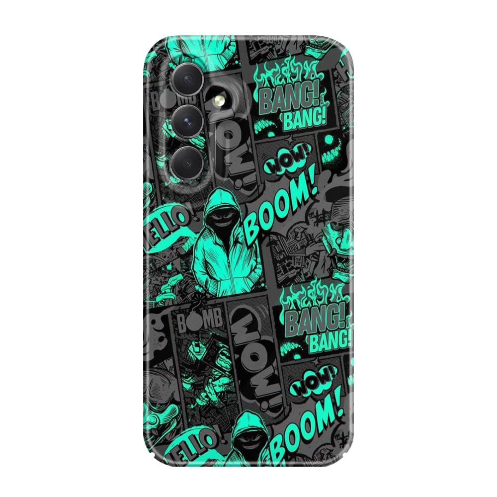 Чехол-маска Темного Клоуна для Samsung Galaxy A54 A34 A24 A14 A04 A73 A53 A33 A23 A13 A72 A52 A32 4G 5G Пленка Жесткий Чехол