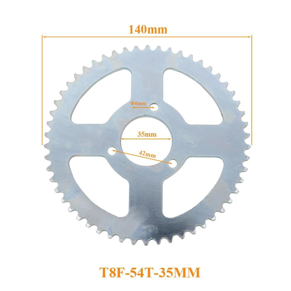 T8F Chain Rear Sprocket 35 44 54 64 74 Tooth 35T 44T 54T 64T 74T Mini Moto ATV Quad Dirt Pit Pocket Bike Cross 47cc 49cc Parts