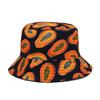 New Arrival Summer Sun Protect Woman Man Unisex Reversible Printed Cactus Bucket Hat