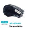 1PK M21-375-595/M21-750-430/M21-750-7425 Black On WhiteCompatible BRADY BMP21 PLUS Handheld Label Printer Self-Laminating Vinyl
