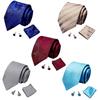 Men's Business Professionals Striped Tie Wedding Suit Accessories Polyester Tie Men