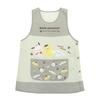 ON NISHIKI Sanrio Dog Characters Apron for Nursery Teachers, Side Buttons, Quick-Drying, Wrinkle-Resistant, Women's Character Apron (06 Gray/ML/45203)