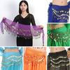Sexy Sequins Tassels Hip Scarf Waist Chain Belly Dance Belt Dancer Skirt