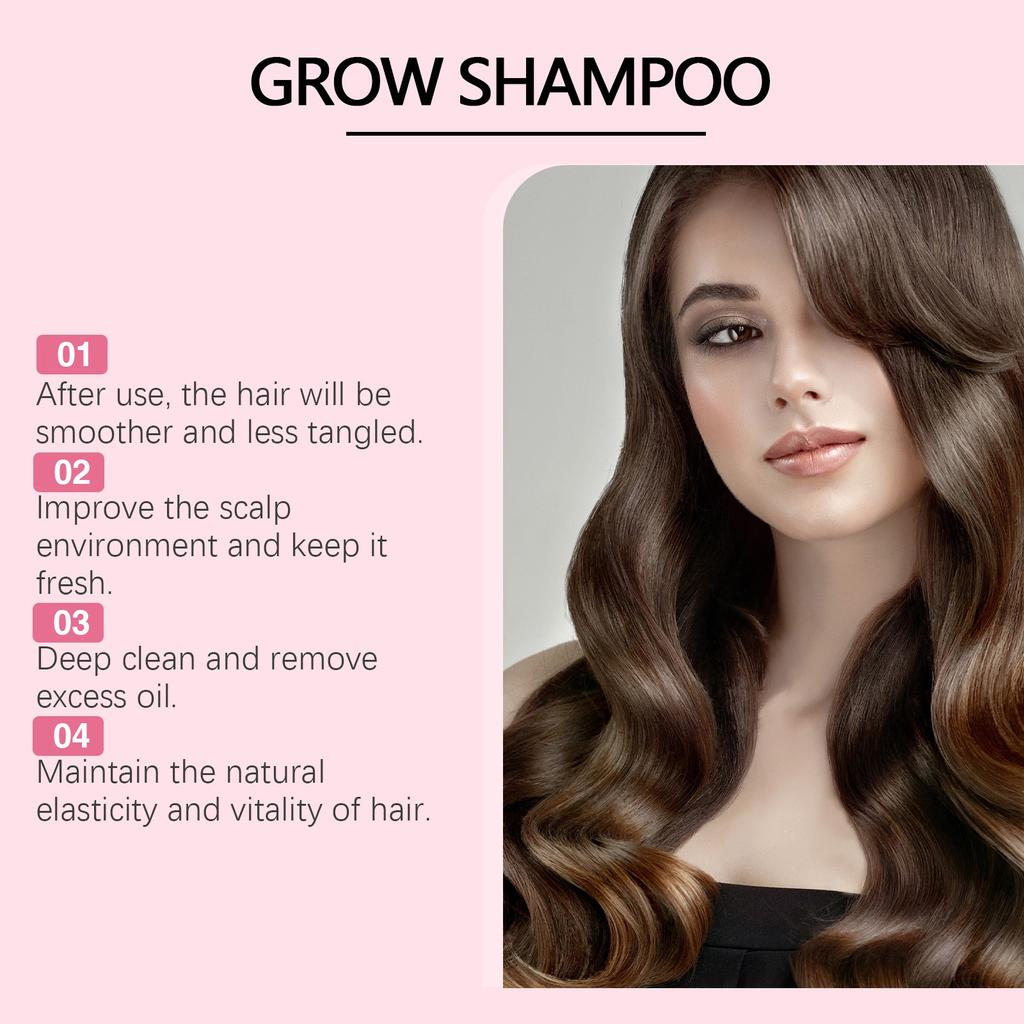 Питательный набор для ухода за волосами, шампунь + сыворотка для роста волос, уменьшает выпадение волос и стимулирует рост волос, питает кожу головы, 100 мл + 30 мл
