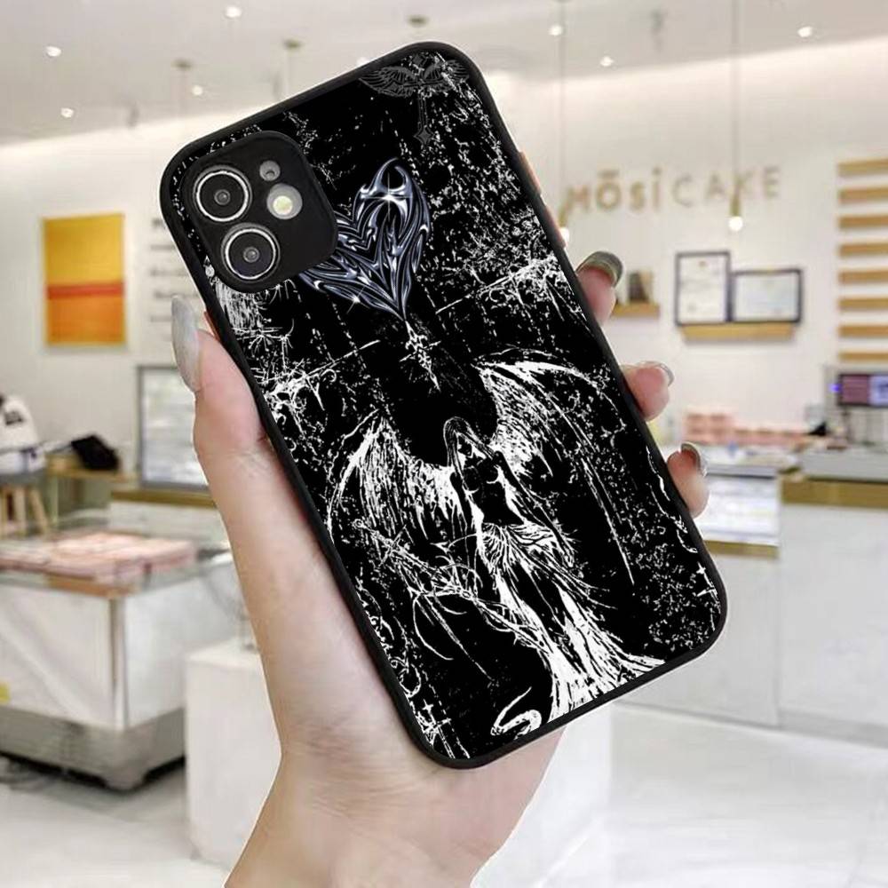 Готический Кокетливый Киберсигилизм Чехол для Телефона Для IPhone 16 15 14 X XR XS 7 8 Plus 11 12 13 Pro MAX 13mini Матовый Ударопрочный Чехол