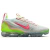 Nike Air VaporMax 2021 Flyknit Neon Women Sneakers Grey Photon-Dust Bright-Mango DH4088-002