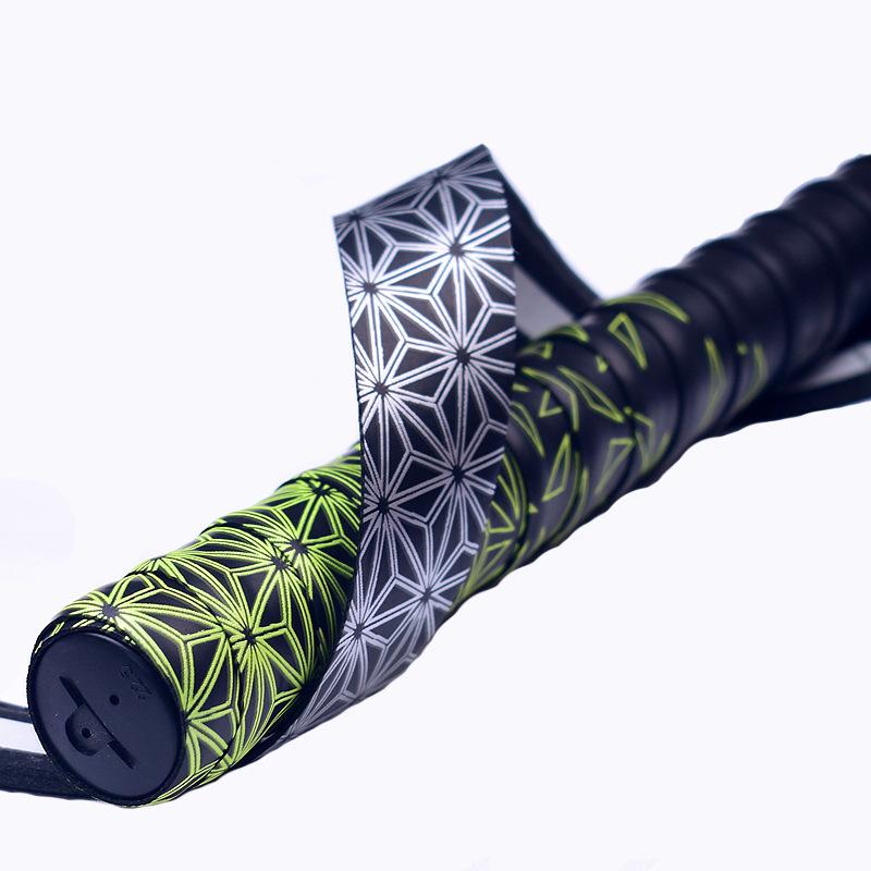 1 шт., красочная градиентная лента для бадминтонной ракетки, утолщенный противоскользящий ремень для удочки