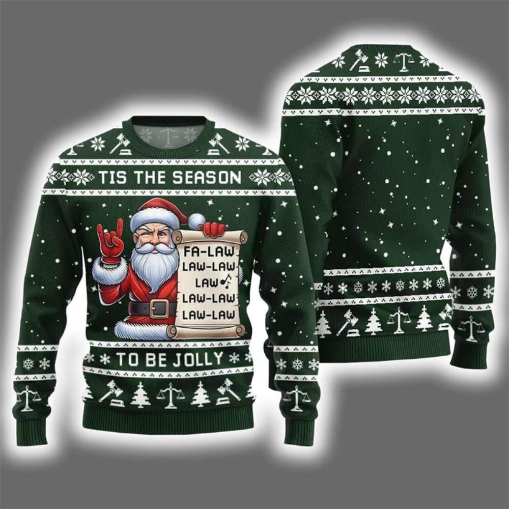 Свитшот мужской с рождественским узором, пуловер с 3D-принтом Санта-Клауса, осенний женский худи с круглым вырезом и длинным рукавом, детские топы