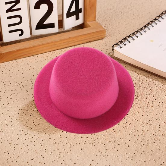 Felt Mini Top Hats Small Snowman Decoration for Christmas Dolls DIY Projects Handmade Baby Toppers Garland Decor