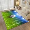 3D Football Printing Floor Mat Carpets for Living Room Soccer Field Area Rug Kids Bedroom Bathroom Mats Anti-slip Home Mat Rugs
