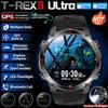 Умные часы T-Rex 3 Ultra Military с двухдиапазонным GPS, 5ATM&IP69K, компас, альтиметр, фонарик, прочные, AGPS