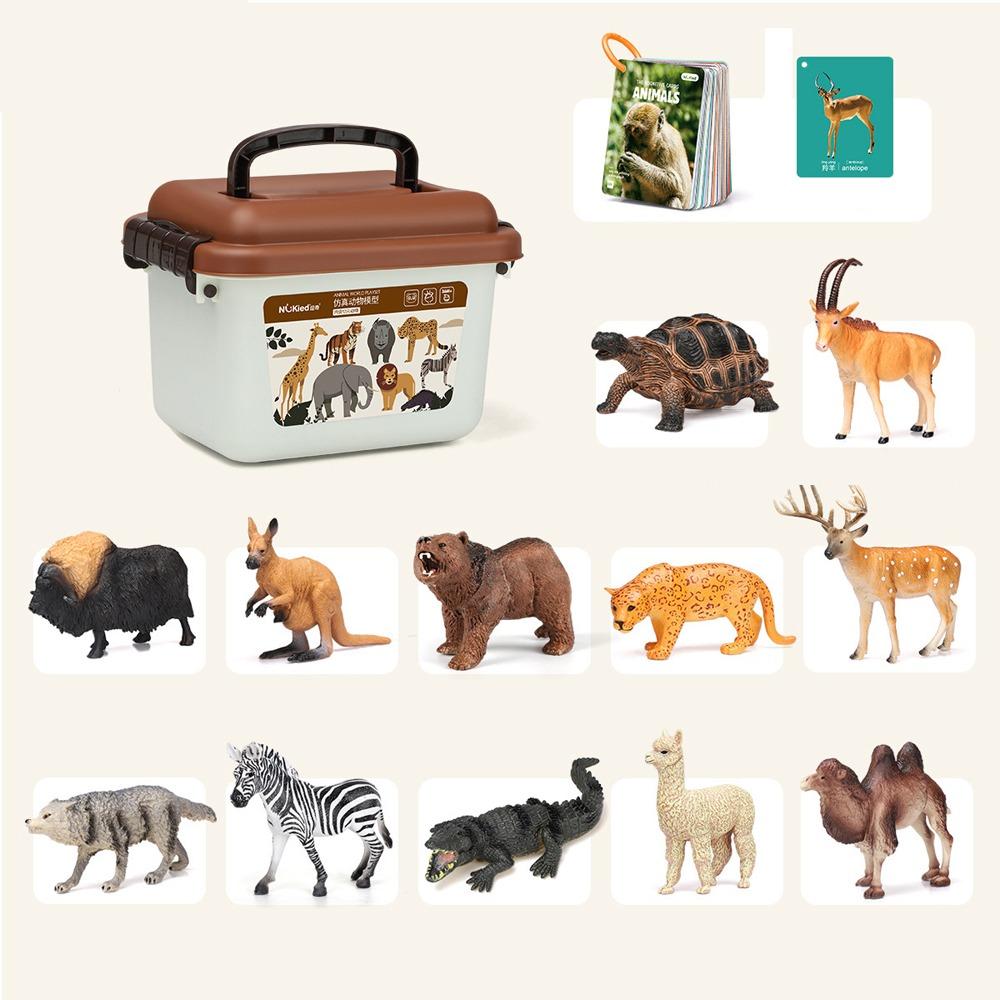 Poultry Animal Action Figures Mini Lifelike Animal Figurines Farm Animal Model Toy Collection