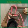 Shoulder Pu Childrens Bag Fashionable And Simple Handbag Paired Carrying Bag