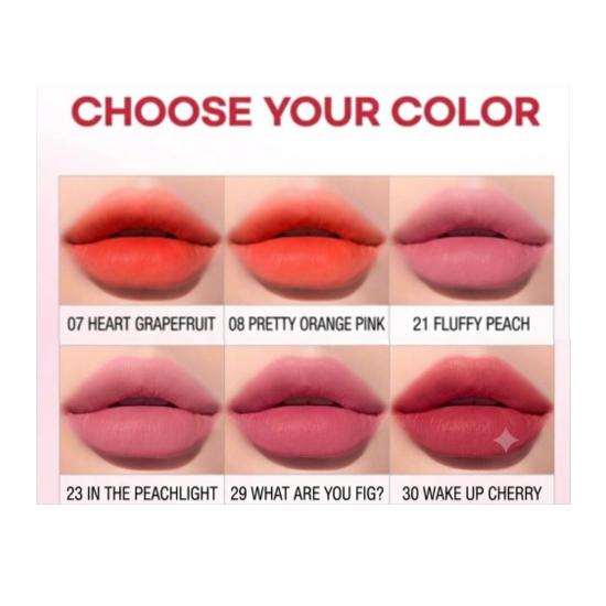 PERIPERA Ink The Airy Velvet Lip Tint 4g | Soft Velvet Matte Lip Color |