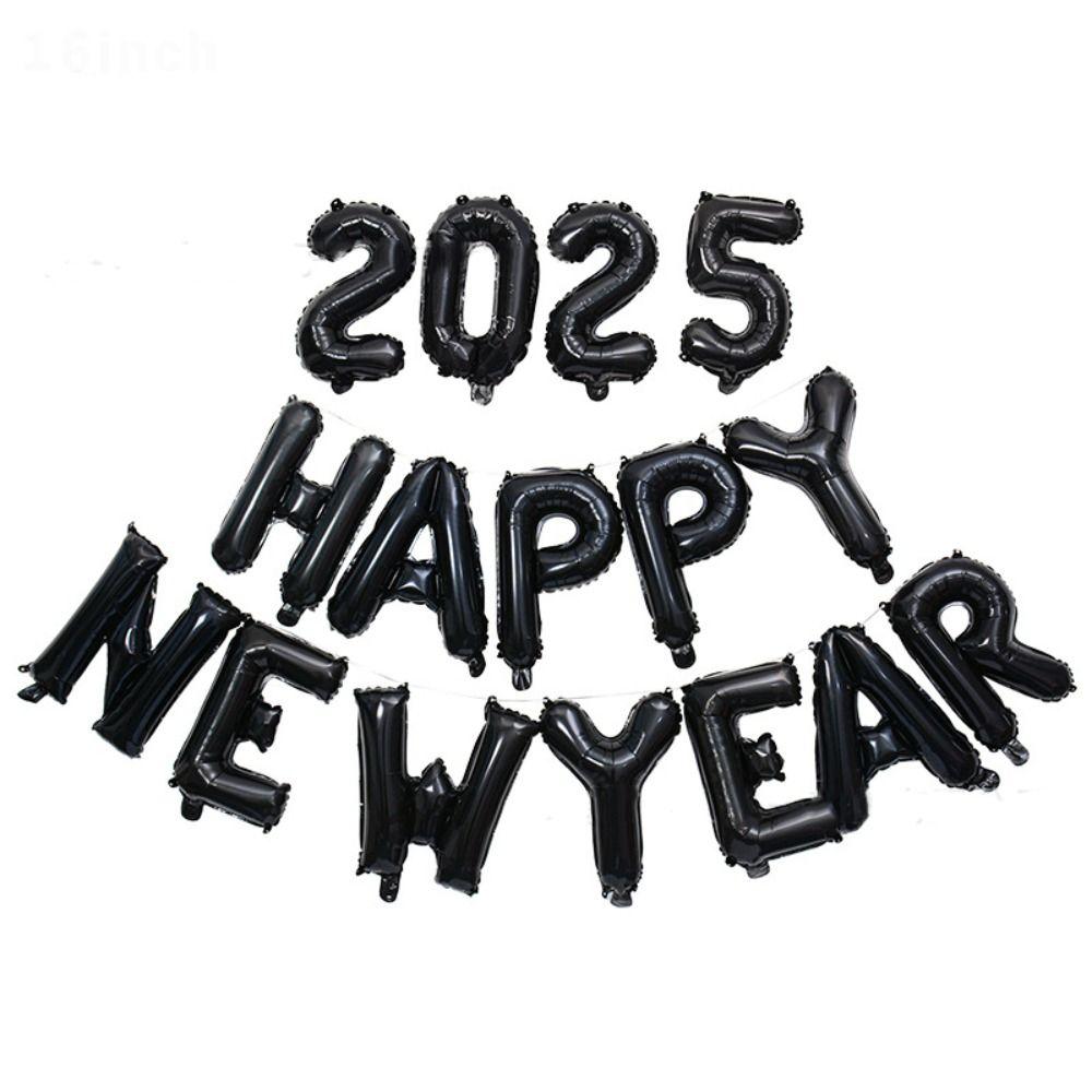 Holiday Ornaments Colorful Foil Balloons Inflatable 16 inch Balloon Set Fashion Alphabet Balloons