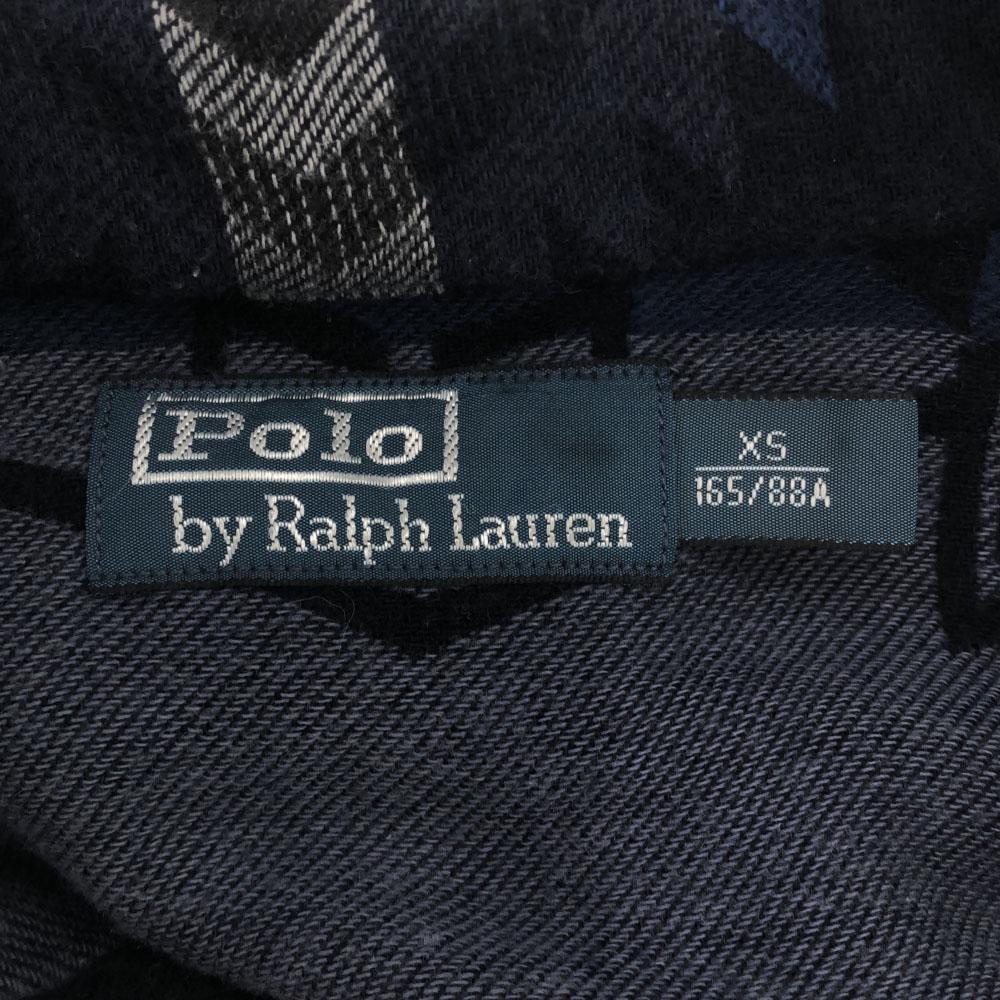 Polo by Ralph Lauren Рубашка фланелевая с длинным рукавом с этническими узорами XS Мужская Б/У