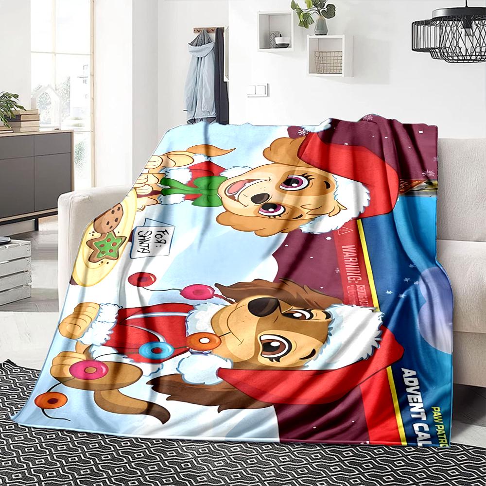 1Pc Animal Party Night Blanket Soft Throw Blanket For Home Bedroom Bed Sofa Travel Office Solid Christmas Blanket