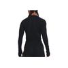 Under Armour Однотонная эластичная обтягивающая тренировочная футболка для женщин, топы, черный цвет 1365717-002