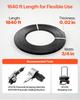Steel Strapping Coil, 19 mm x 0.55 mm x 500 m, Metal Strapping Banding Roll Withstands Harsh Environment, 771 kg Break Strength, Heavy Duty Banding