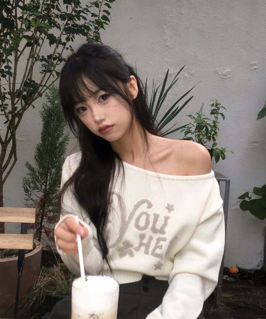 YOUHEE Youhee Вязаный топ с открытыми плечами Айвори