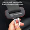 2Pcs Car Seat Belt Buckle Clip Protector Covers Suede a Clips For Peugeot 5008 508 408 4008 308 3008 208 Landtrek Rifter e-Expert