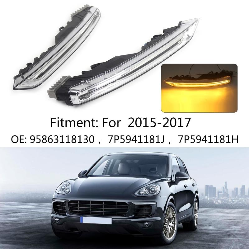 Front Turn Signal Light Vehicle Corner Lamp Replacement Automotive Lighting Assembly 95863118130 7P5941181J 7P5941181H