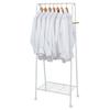 Astro Clothes Width X Depth 45 X Height 171 Pipe Clothes Accessory Casters Rack, White, Single, Approx. 68.5 Cm, Hanger, Rack, Hook, Included, 731-27