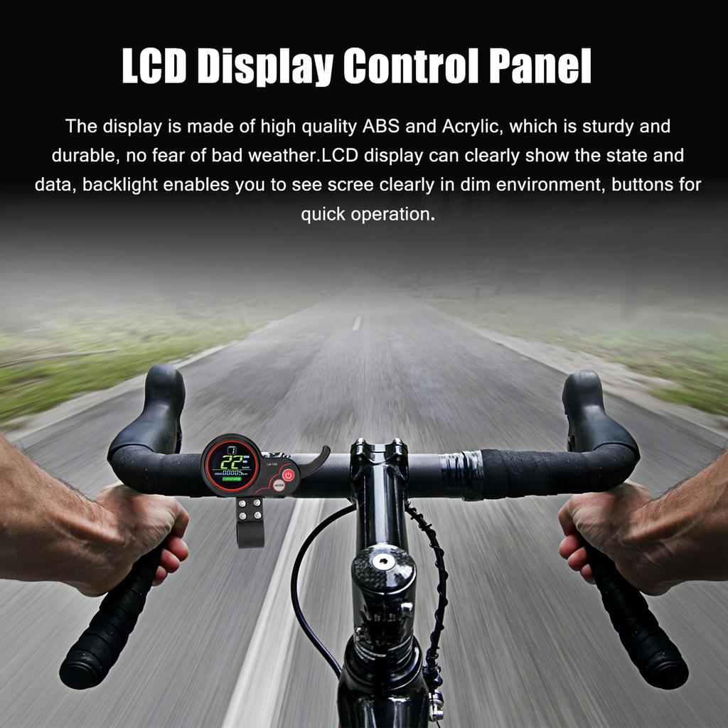 Контроллер бесщеточного двигателя с водонепроницаемой ЖК-панелью управления 24В 48В 350Вт Комплект контроллера бесщеточного двигателя для