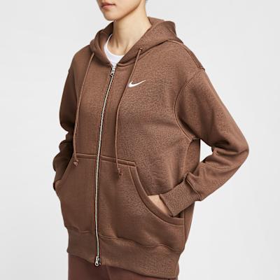 Женская толстовка Nike Sportswear Phoenix Fleece Толстовка женская Коричневая