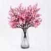 Artificial Flowers Cherry Blossoms Bouquet Fake Flowers Wedding Decoration for Home Decor Faux Branch Vases Flower Arrangement