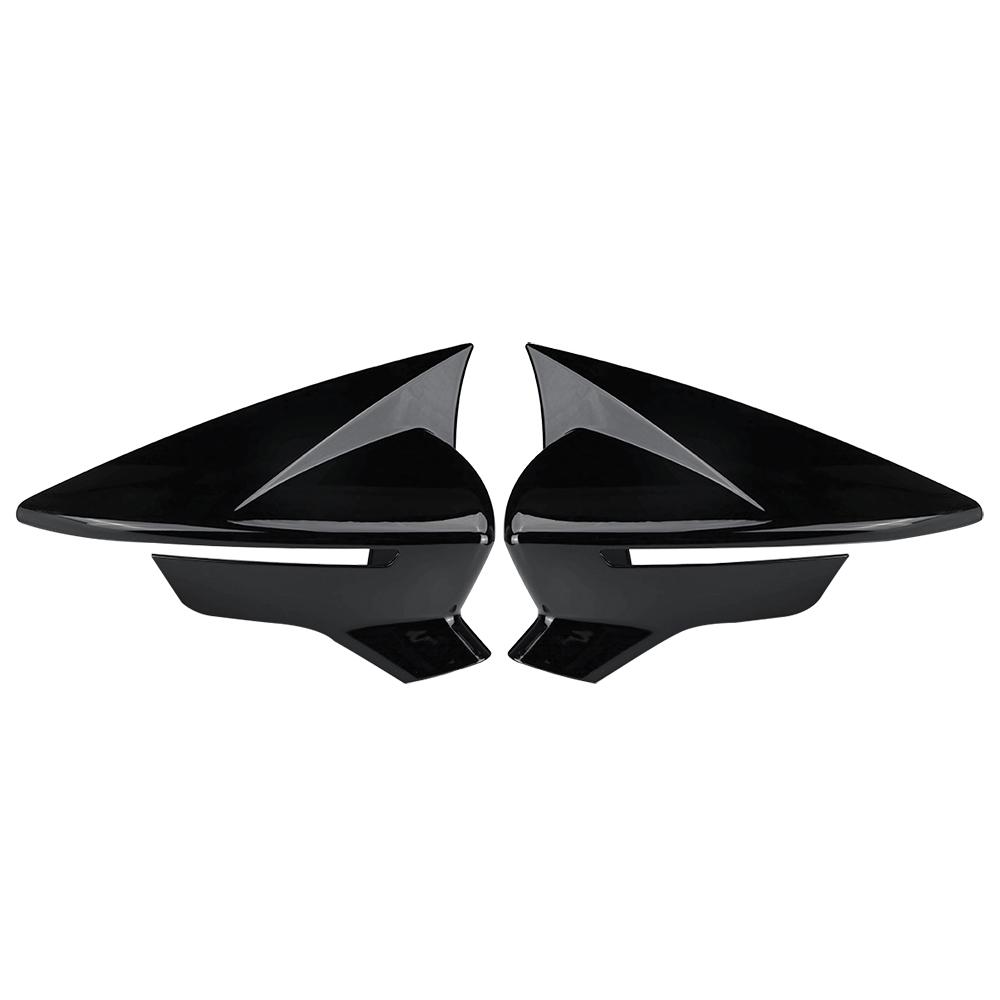 1 Pair Rearview Mirror Cover Cap ABS Carbon Black for SEAT Leon MK3 5F ST FR Cupra Ibiza Mk5 Arona KJ7 2017 2018