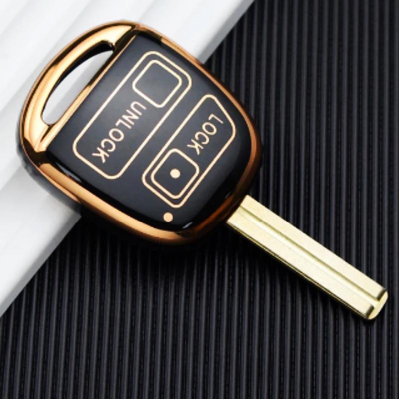 2/3 Buttons TPU Car Key Case Cover Fob For Toyota FJ Cruiser Land 2008-2014 Yaris Echo For Lexus ES GS LS IS RX SC LX RX400h