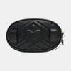 [Pre-Owned] Gucci Quilted Leather GG Marmont Matelassé Belt Bag 38/95 'Black' - Good #1TOV7IS